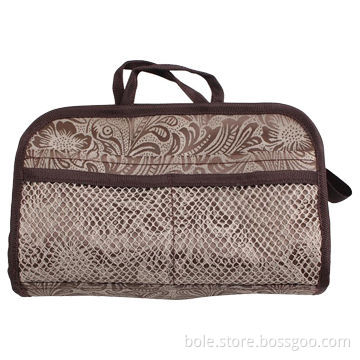 Nylon cosmetic bag for men, suitable for travel